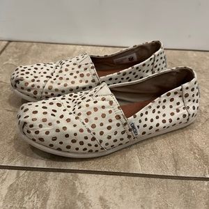TOMS Gold Polka Dot